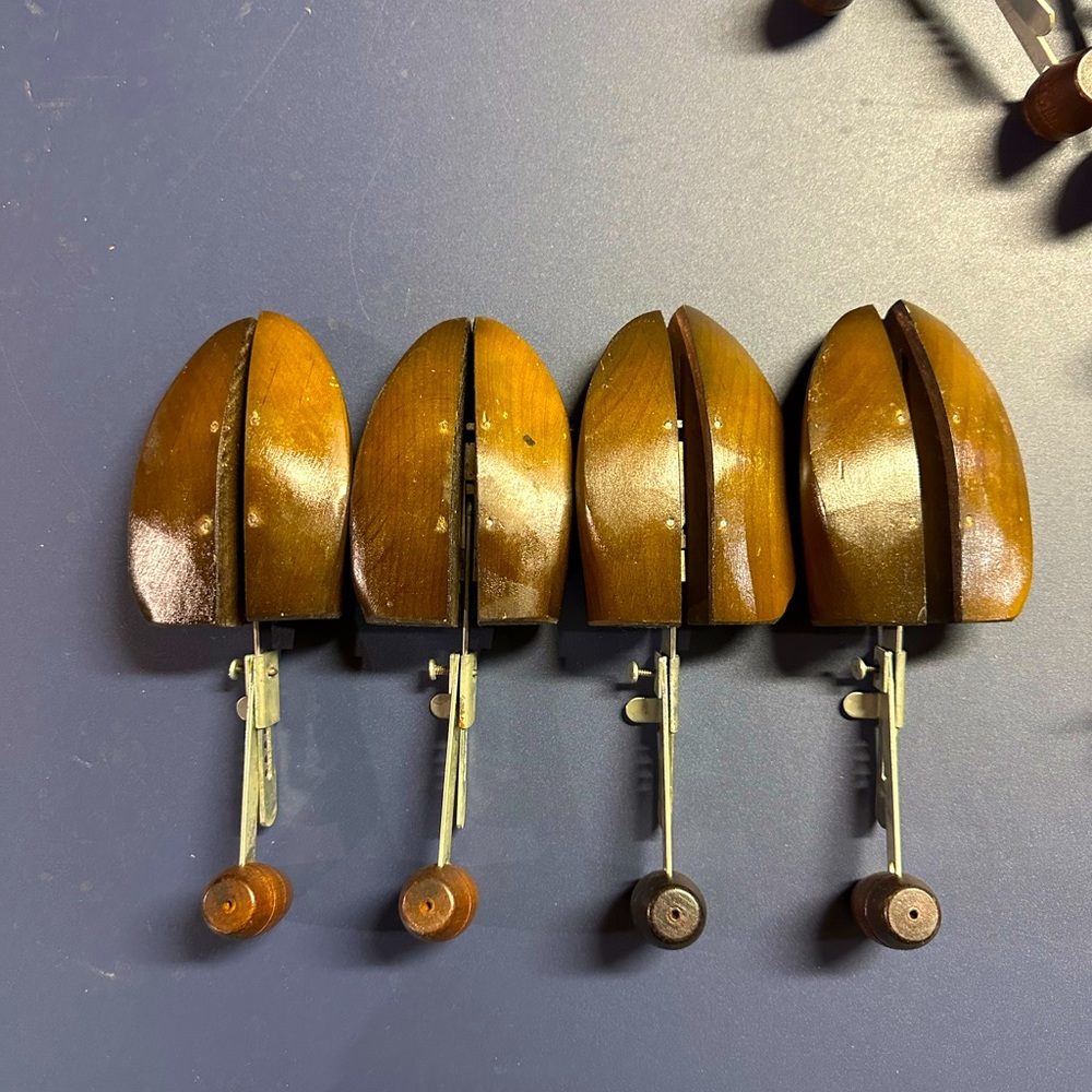 2 pair Vintage Wooden Shoe Stretchers/Trees